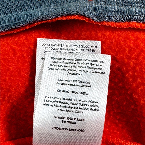 Columbia Youth Vibrant Orange Fleece Jacket - Picture 8 of 8